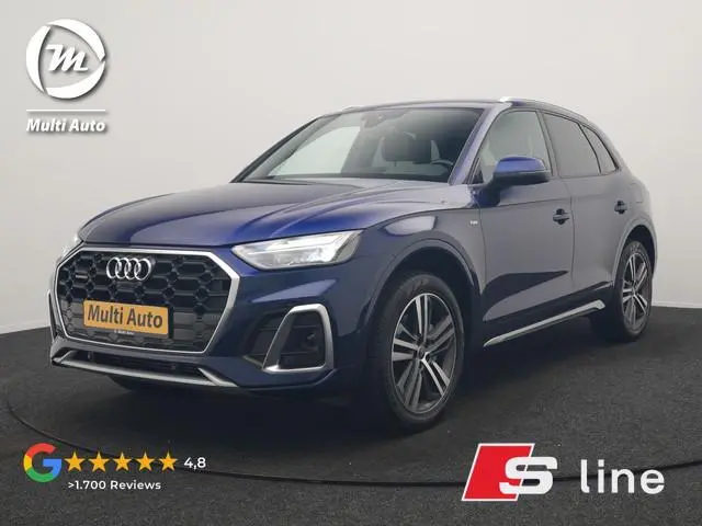 Audi Q5 55 TFSI e 2x S Line PHEV 367pk Dealer O.H. | 360 Camera | Sportstoelen Verwarmd | Sfeerverli...
