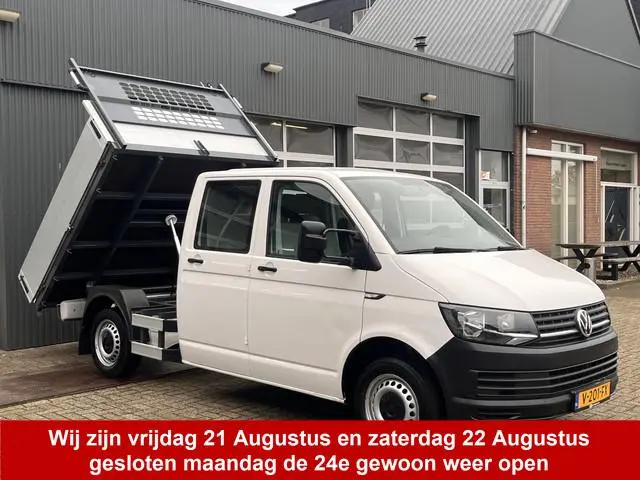 Volkswagen Transporter 2.0 TDI L2H1 DC Kipper open laadbak Airco Bluetooth trekhaak 2200 kg 1e eigen...