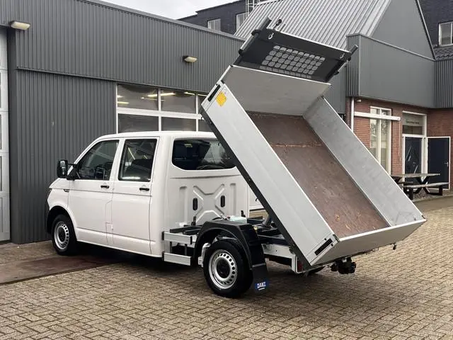 Volkswagen Transporter 2.0 TDI L2H1 DC Kipper open laadbak Airco Bluetooth trekhaak 2200 kg 1e eigen...