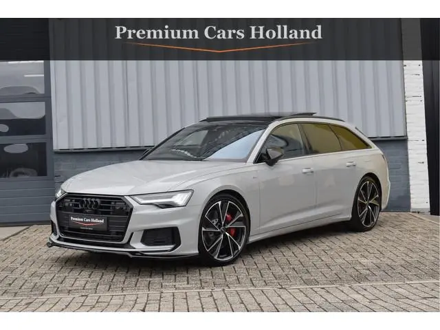Audi A6 Avant 55 TFSI e Quattro Porsche Krijt Grijs Exclusive S-Line Competition 367 Pk Pano RS-Stoe...