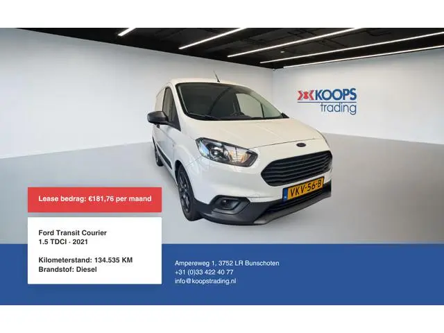 FORD TRANSIT COURIER Transit Courier 1.5 TDCI 75pk Ambiente Apk 5-2027