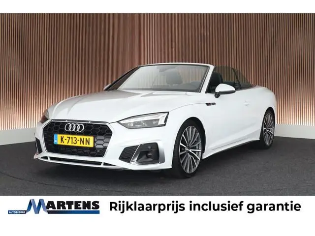 Audi A5 Cabriolet 35 TFSI 150pk S edition Nekverwarming Stoelverwarming Leder Virtual Cockpit Matrix...