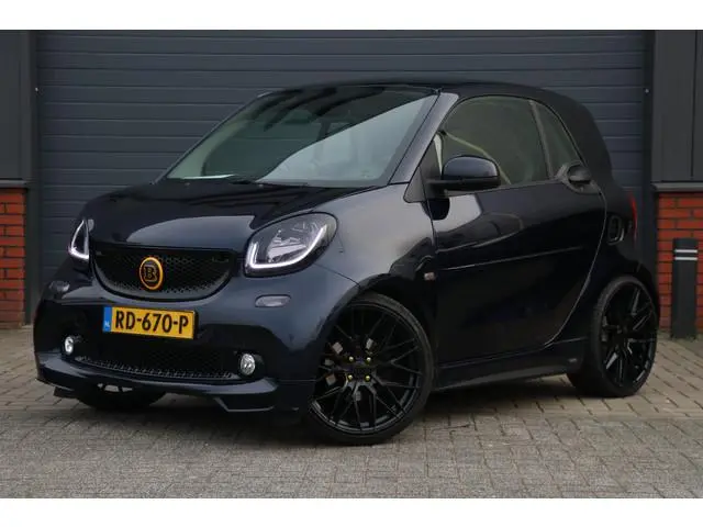 Smart fortwo 1.0 Turbo Prime NAP | automaat T 90PK BRABUS Nightrunner LEDER/NAVI/CRUISE KEURIGE STAA...