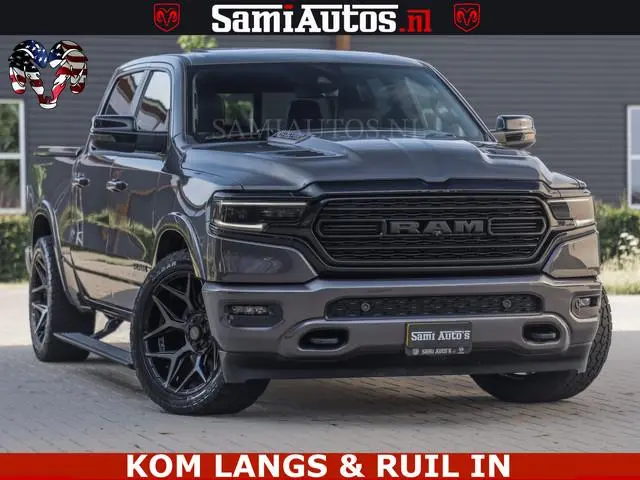 Dodge RAM LIMITED NIGHT 5.7 V8 402PK | HUD | 4PL WHEELS | LUCHTVERING |OPEN UILAAT KLEP | BOM VOL |...