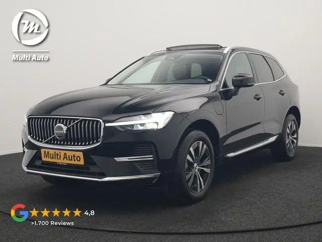 Volvo XC60 T6 AWD Plus Bright LONG RANGE PHEV 350pk Dealer O.H. | Trekhaak Af Fabriek | Panodak | Ca...