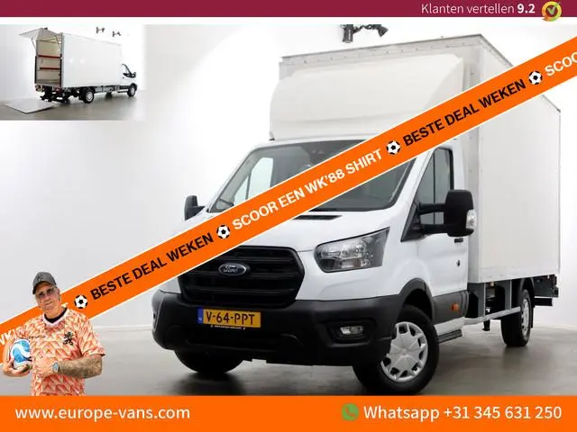Ford Transit 350 2.0 TDCI 130pk RWD Trend Bakwagen met laadklep 02-2024