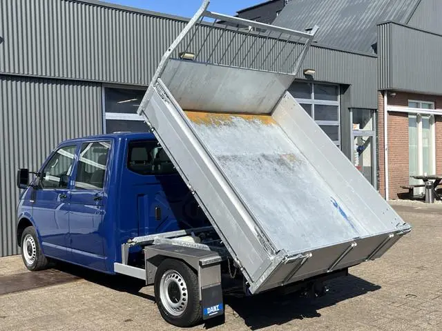 Volkswagen Transporter 2.0 TDI L2H1 DC Euro 6 Kipper open laadbak Airco trekhaak 2200kg trekgewicht...