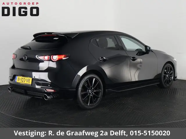 Mazda 3 2.0 e-SkyActiv-X M Hybrid 186 Black Luxury | Navigatie | Stoelverwarming | Camera |