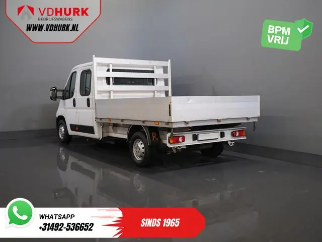 Opel Movano 2.2 140 pk DC Dubbel Cabine Open Laadbak/ 7 Pers./ 2.5t Trekverm./ Cruise/ Airco/ 288x21...