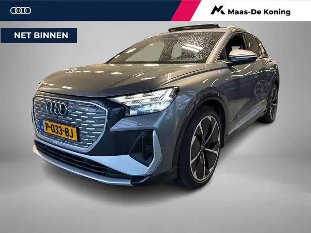Audi Q4 e-tron 40 204pk Launch edition S Competition 77 kWh · SOH 91% · Panoramadak · Camera · SONOS...
