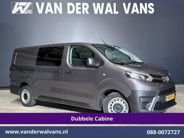 Toyota PROACE Worker 2.0 D-4D 145pk L3H1 Dubbele Cabine Euro6 Airco | 6-Zits | Navigatie | Apple Car...