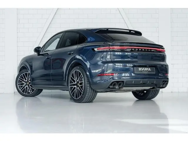 Porsche Cayenne Coupé 3.0 E-Hybrid Black Edition | Black Edition | Turbo Design Velgen | Burmester S...