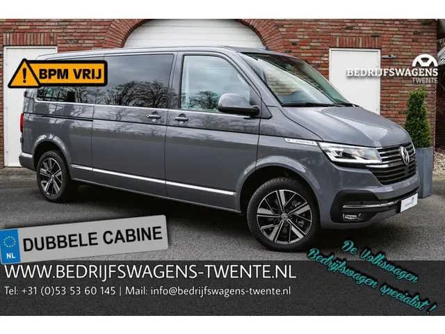 Volkswagen Transporter 2.0 TDI 204PK DSG L2H1 DUB/CAB LED LEDER ACC Volkswagen Transporter 2.0 TDI L2H1 32 DC