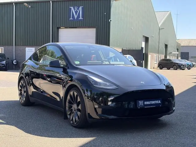 Tesla Model Y Performance AWD 75 kWh SOH 95% | 21 INCH TURBINE VELGEN| TESLA FABRIEKSGARANTIE T/M 01...