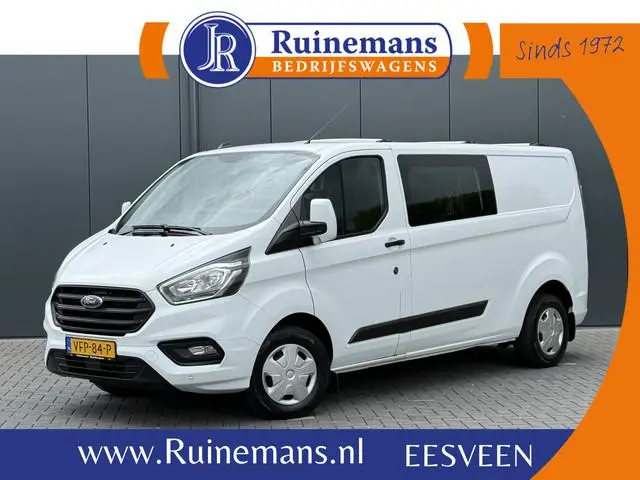 Ford Transit Custom 2.0 TDCI / L2H1 / DUBBELE CABINE / 1e EIG. / INRICHTING / TREKHAAK / CAMERA / 6-...