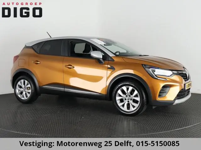 Renault Captur 1.0 TCe 100 Intens . GARANTIE TOT 02-2030* . NAVIGATIE . PARKEERSENSOREN ACHTER . CRU...