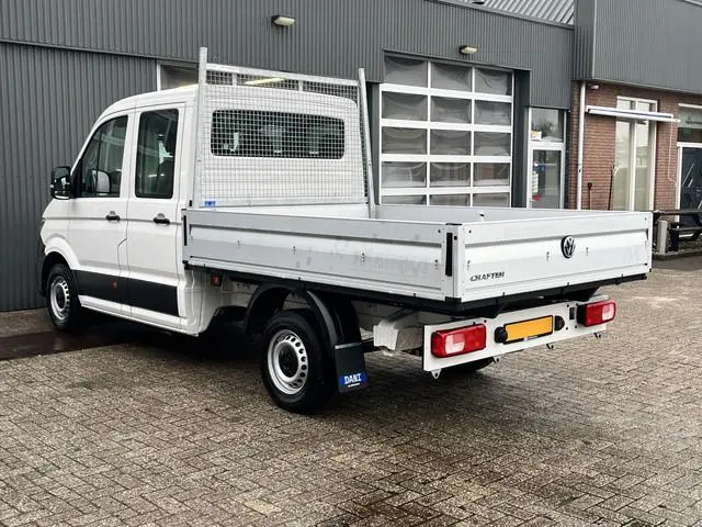 Volkswagen Crafter 35 2.0 TDI DC Open laadbak Airco Cruise controle Pick-up Euro 6 Parkeerhulp achte...