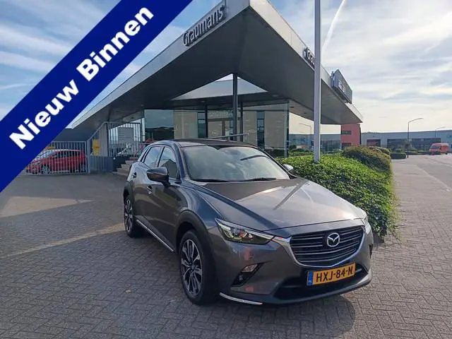 Mazda CX-3 2.0 SkyActiv-G 120 GT-M Line AUTOMAAT, Navi, Clima, Head-up, 18" etc. incl. 12 MND BOVAGG...