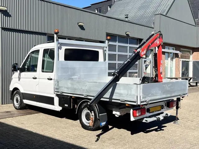 Volkswagen Crafter 35 2.0 TDI L3 Fassi Laadkraan M15A Trekhaak 3500 kg trekgewicht Airco Apple carpl...