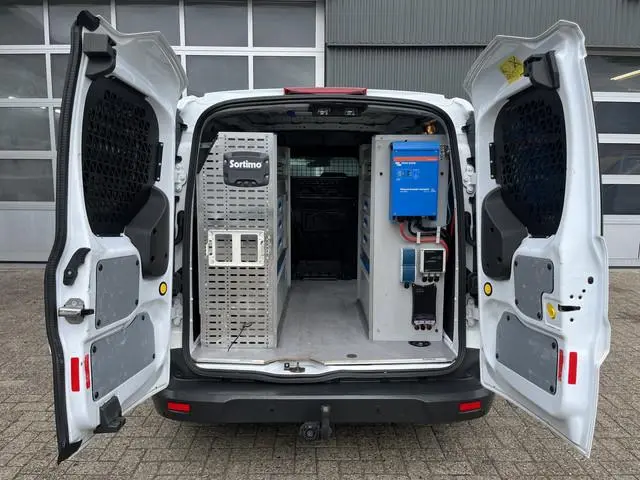 Ford Transit Connect 1.0 Ecoboost Benzine Airco 3-Persoons Sortimo Kastinrichting Omvormer Trekhaak...