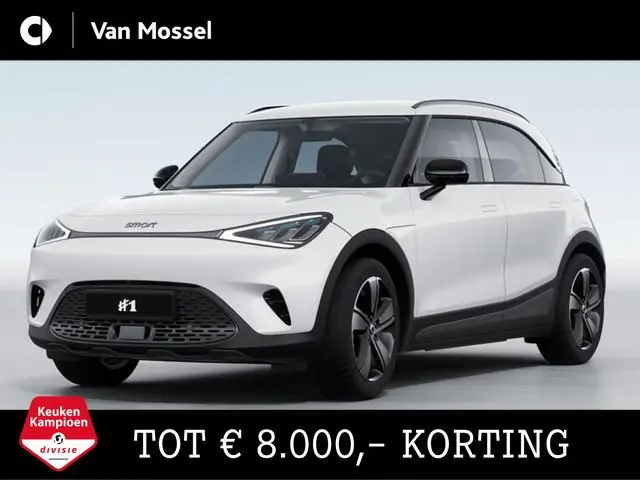 smart #1 Pure+ / Automatische klimaatregeling / Audiosysteem met 5 luidsprekers / Easy entry / Frunk