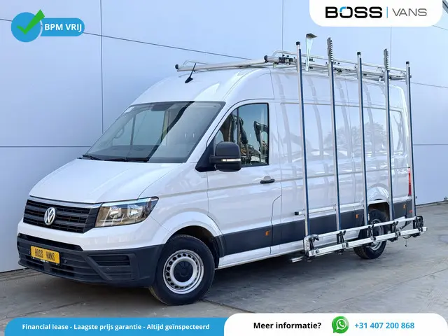 Volkswagen Crafter 2.0 TDI 140 PK Imperiaal Glasresteel Glastransporter L3H3 Camera Carplay Airco Cr...