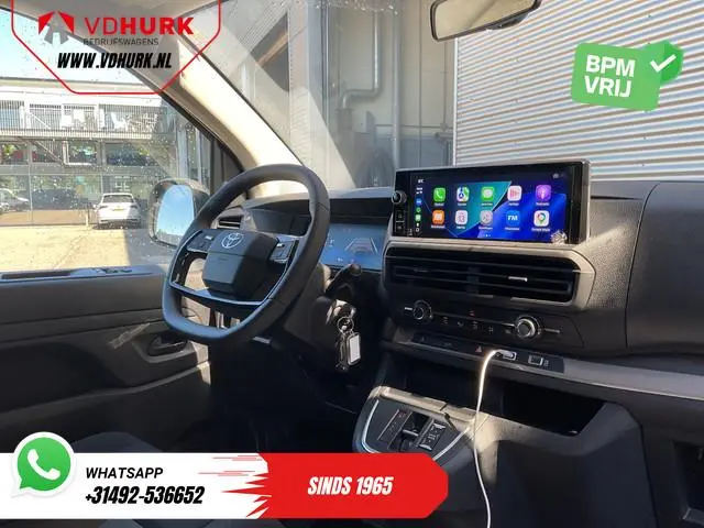 Toyota PROACE Electric Worker L3 75 kWh 350 km WLTP Adapt.Cruise/ Stuurverw./ Snellader/ Carplay/ Ca...