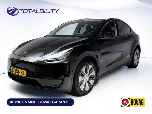 Tesla Model Y RWD 58 kWh | Panoramadak | Stoel-stuurverwarming | Zwart leder | Navigatie | Extra get...