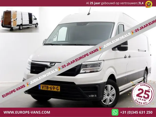 Man TGE 3.180 2.0 177pk DSG-Automaat L5H3 (L4H2) Supermaxi LED/ACC/2x Schuifdeur 12-2022