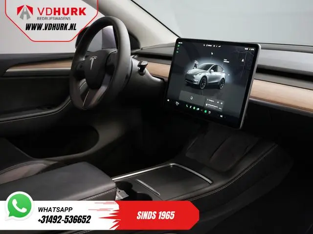 Tesla Model Y 455 Km WLTP (DEMO) Pano/ Memory/ Elek.klep/ Stoelverw./ Navi/ 360 Camera/ Climate/ 20”...