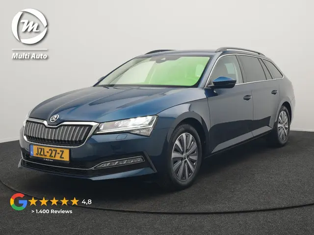 ŠKODA Superb Combi 1.4 TSI iV Ambition PHEV 218pk Dealer O.H. | Camera | Lederen Sportstoelen Memory...