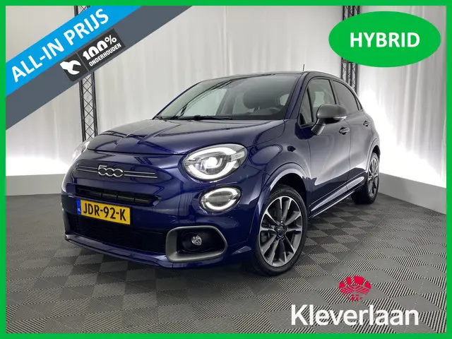 Fiat 500 X 1.5 Hybrid Sport Automaat | Apple Carplay | Navi | Camera | Dodehoek Det. | DAB | Leer |...