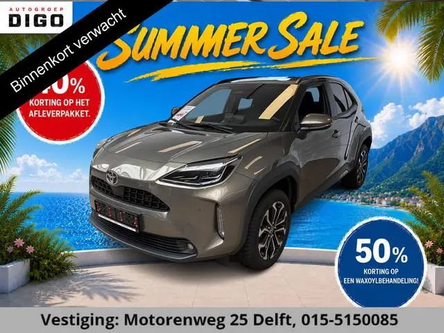 Toyota Yaris Cross 1.5 HYBRIDE DYNAMIC LUXERY GARANTIE TOT 2035 DODE HOEK DETECTIE. NAVIGATIE . PARK...