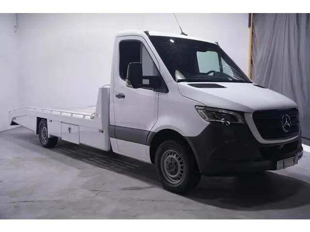 Mercedes-Benz Sprinter 316 CDI 163 pk Aut. Autotransporter Tijhof Navi, LED Koplampen, Adapt. Cruise...
