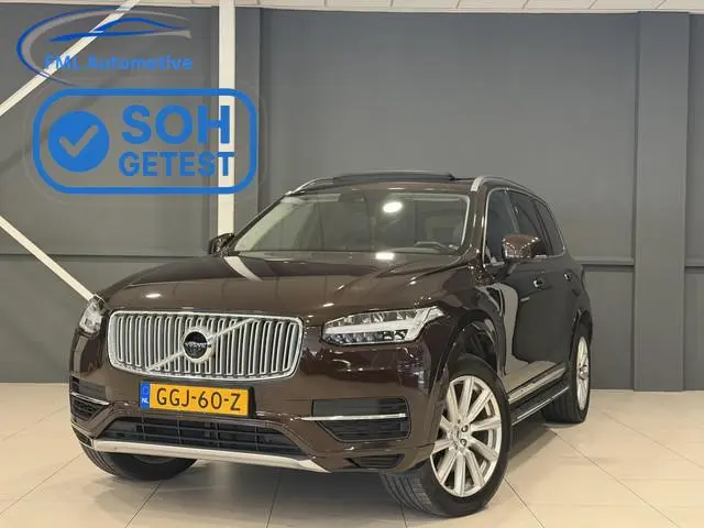Volvo XC90 2.0 T8 Twin Engine AWD Inscription | Panorama dak | SOH 84,07% | Maple Brown Metallic | T...