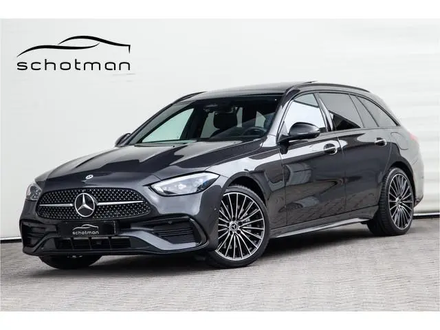 Mercedes-Benz C-klasse Estate 300 e AMG Premium, Pano, Distronic, Trekhaak, Nightpakket 2023