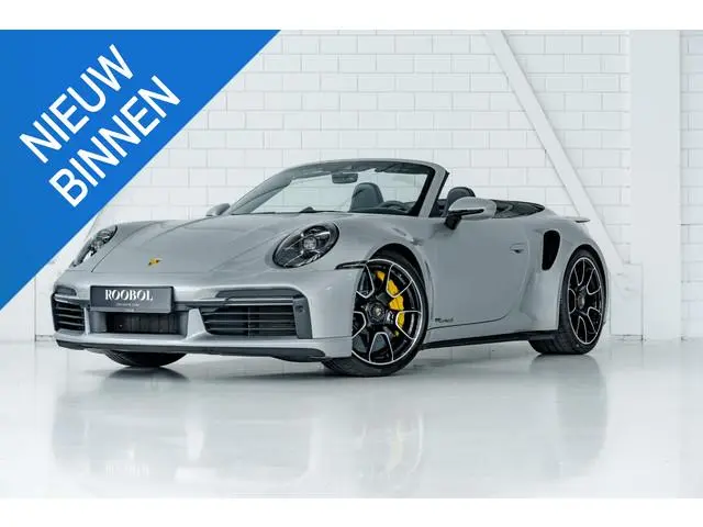 Porsche 911 Cabrio 3.8 Turbo S | GT Silver | Sport Exhaust | Burmester Sound |