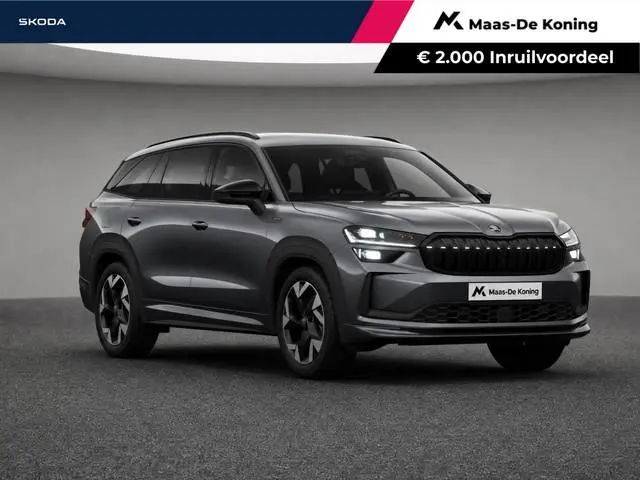 Škoda Kodiaq Sportline Limited PHEV 204 PK SUV | Graphite Grey | Trekhaak uitklapbaar | 2.000,- inru...