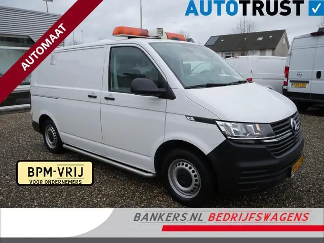 Volkswagen Transporter 2.0 TDI 150PK Dierenambulance hondenvervoer DSG AC 2 x Schuifdeur zoeklicht i...