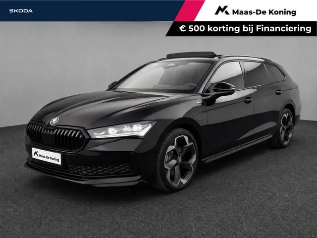 Skoda Superb 1.5TSI 204PK PHEV Sportline · Leder · Panoramadak · Apple/Android Car Play · Garantie t...