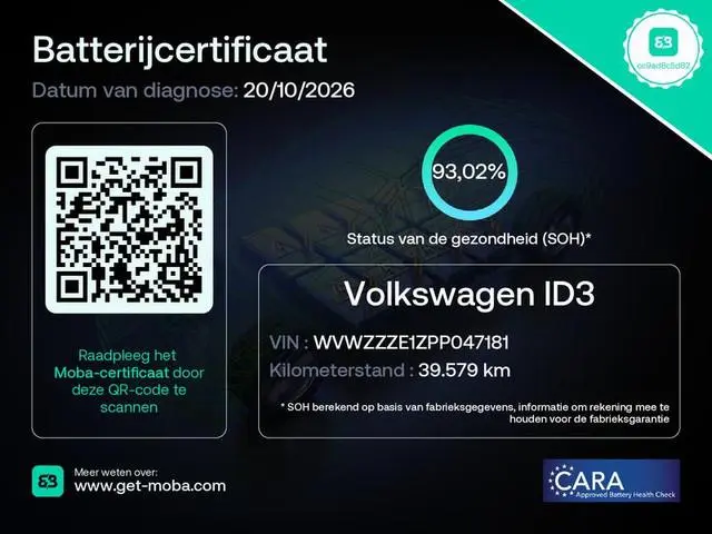 Volkswagen ID.3 Pro 58 kWh 204PK | Navigatie | Parkeersensoren voor en achter | LM Velgen |