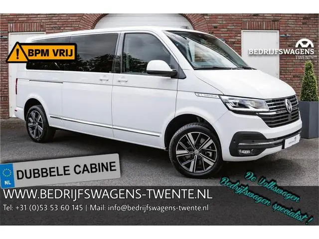 Volkswagen Caravelle T6.1 2.0 TDI 204 PK DSG L2H1 A-KLEP DUB/CAB ACC | LED | Leder | Side Assist | P...
