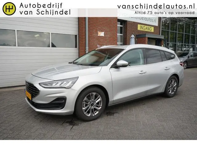 Ford Focus Wagon 1.0 ECOBOOST HYBRID 155PK TITANIUM *NL AUTO* 1500KG TREKGEWICHT DEALER ONDERHOUDEN...