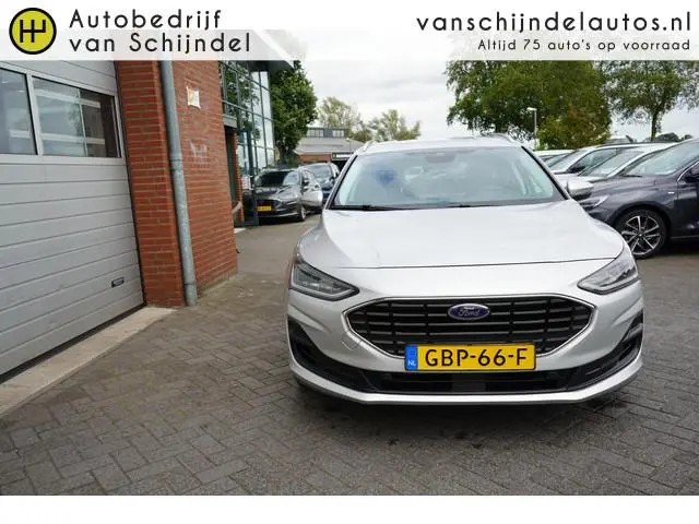 Ford Focus Wagon 1.0 ECOBOOST HYBRID 155PK TITANIUM *NL AUTO* 1500KG TREKGEWICHT DEALER ONDERHOUDEN...