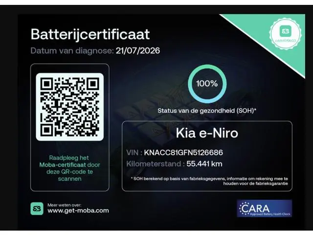 Kia e-Niro DynamicPlusLine 64 kWh SOH 100%