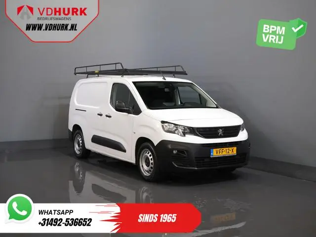 Peugeot Partner 1.5 HDI 130 pk Aut. L2 NL Auto/ 3Pers./ Carplay/ Airco/ Navi/ Imperiaal/ Cruise/ PDC...