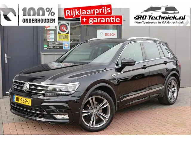 Volkswagen Tiguan 1.4 TSI 92kw 125pk R-Line  Connected Series, Trekhaak afneembaar , Lane assist, Cr...