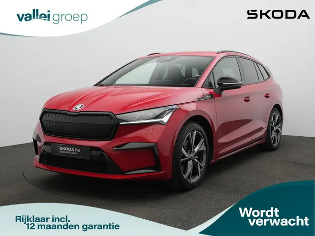 Škoda Enyaq 80 Sportline 204 pk | Trekhaak | Warmtepomp | Achteruitrijcamera | Leder/alcantara | Ada...