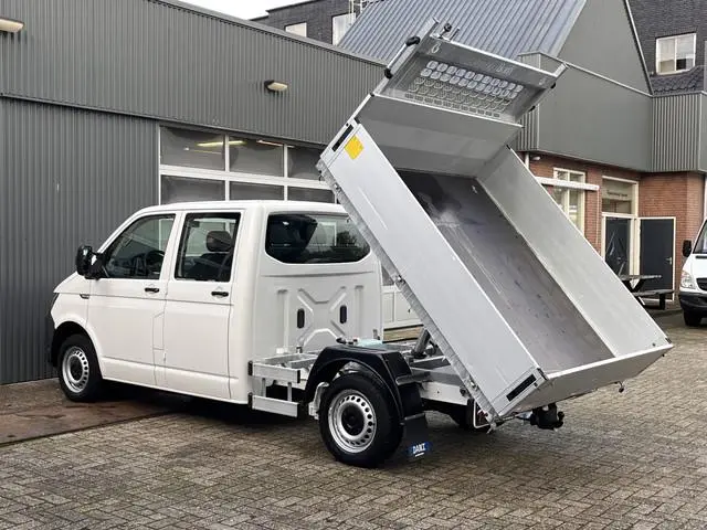 Volkswagen Transporter 2.0 TDI L2H1 DC Kipper open laadbak Airco Bluetooth trekhaak 2200 kg 1e eigen...