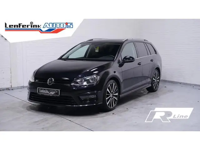 Volkswagen Golf Variant 1.6 TDI Highline R-line Sportstoelen lederen bekleding NAP DAB-ontvangst cru...